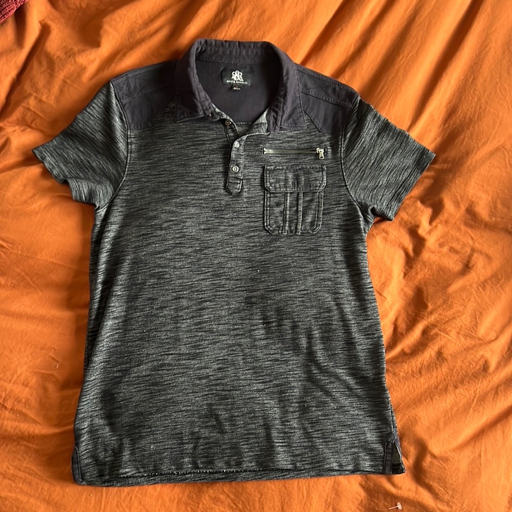 ROCK & REPUBLIC Polo in Black
